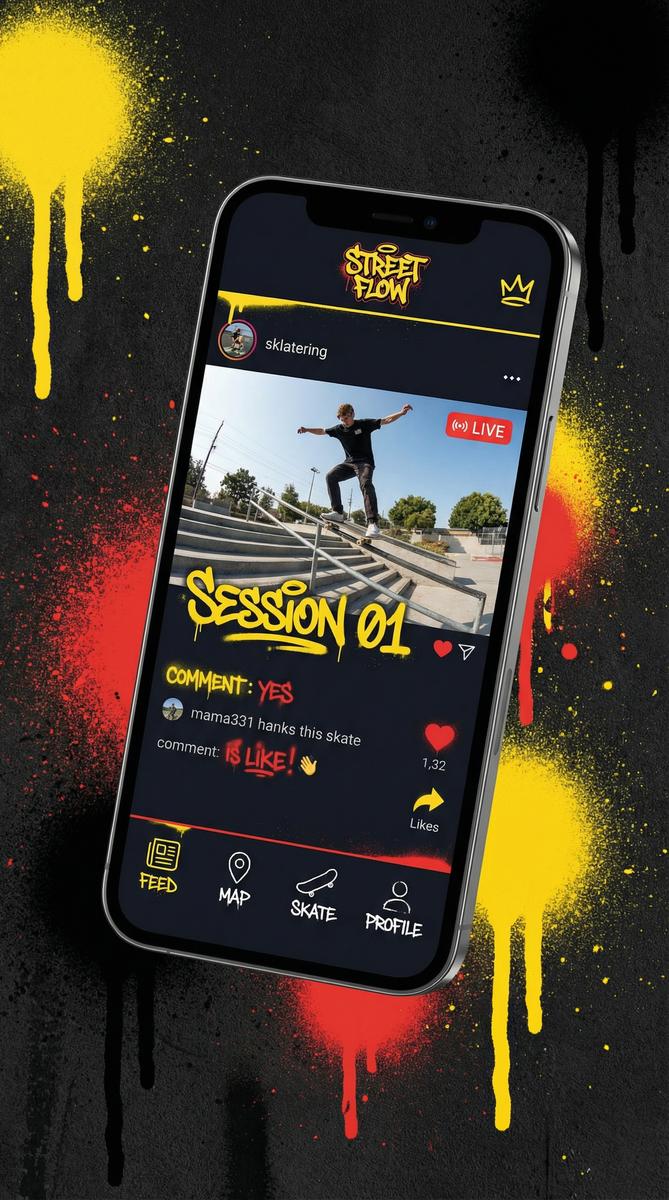 南宫体育 APP界面预览 - 街头文化移动应用