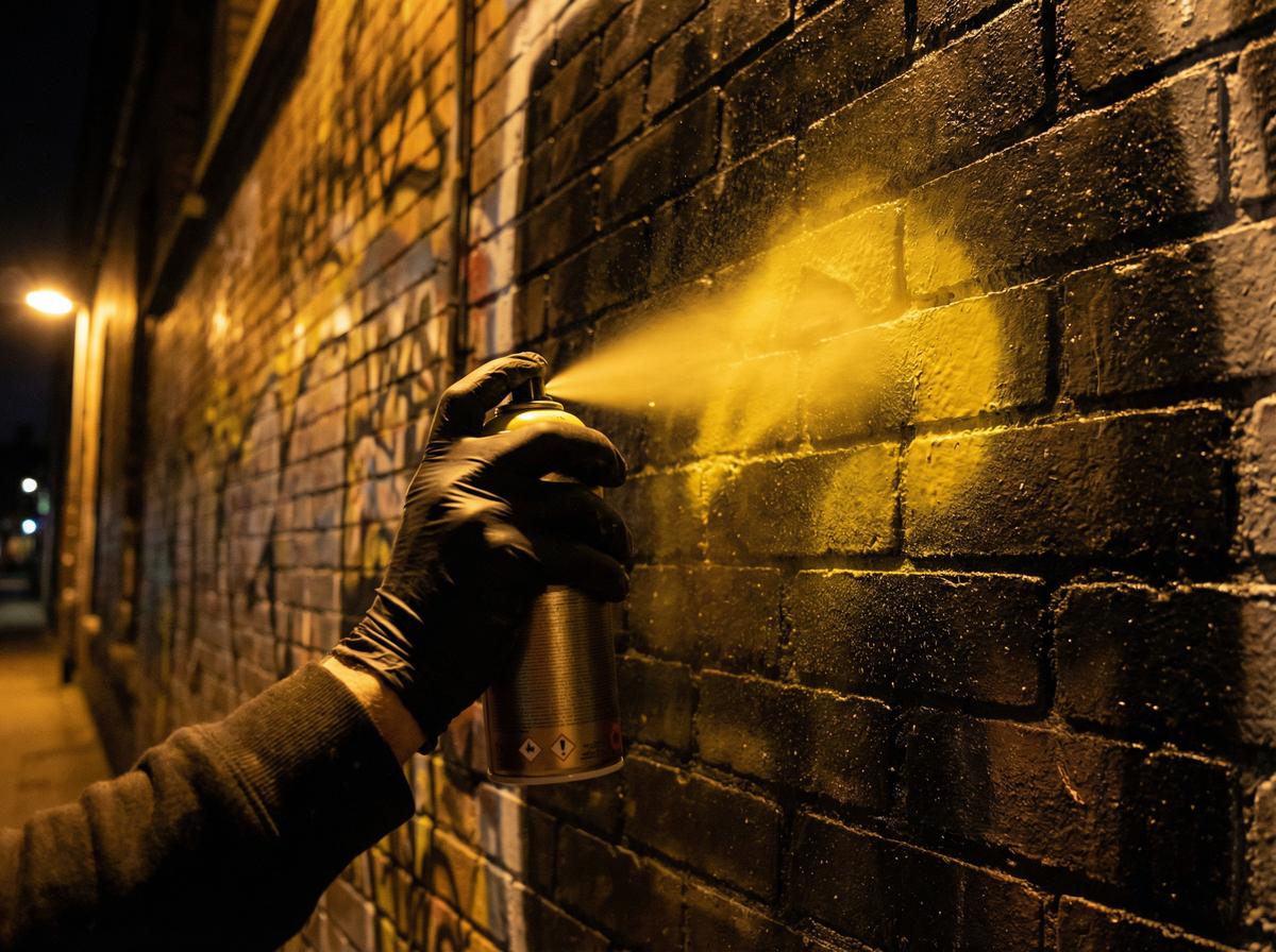 喷漆创作过程 - 南宫体育 街头文化记录